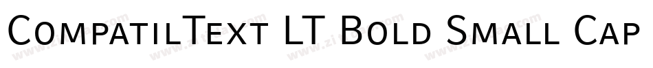 CompatilText LT Bold Small Caps字体转换